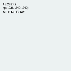 #ECF2F2 - Athens Gray Color Image